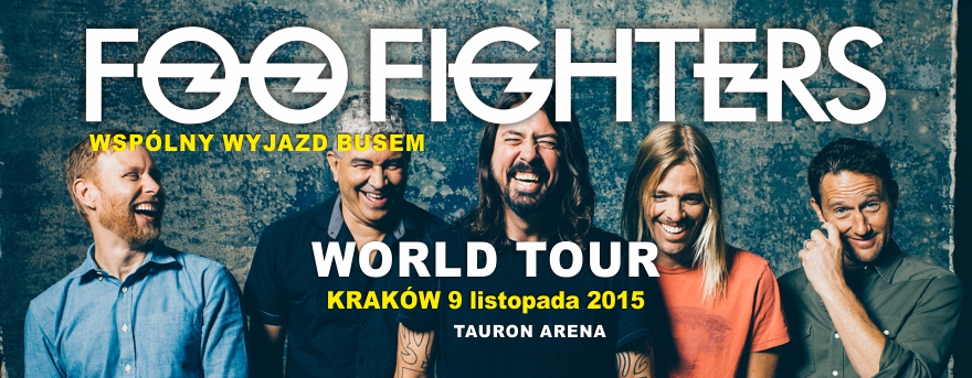 Wyjazd na koncert FOO FIGHTERS do Krakowa